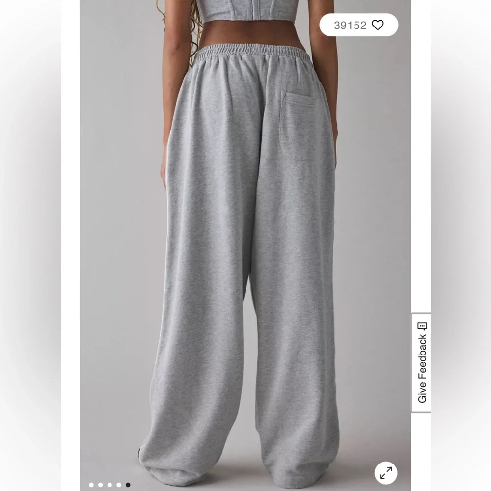 Les Frans Wide Leg Sweatpants - Picture 8 of 8